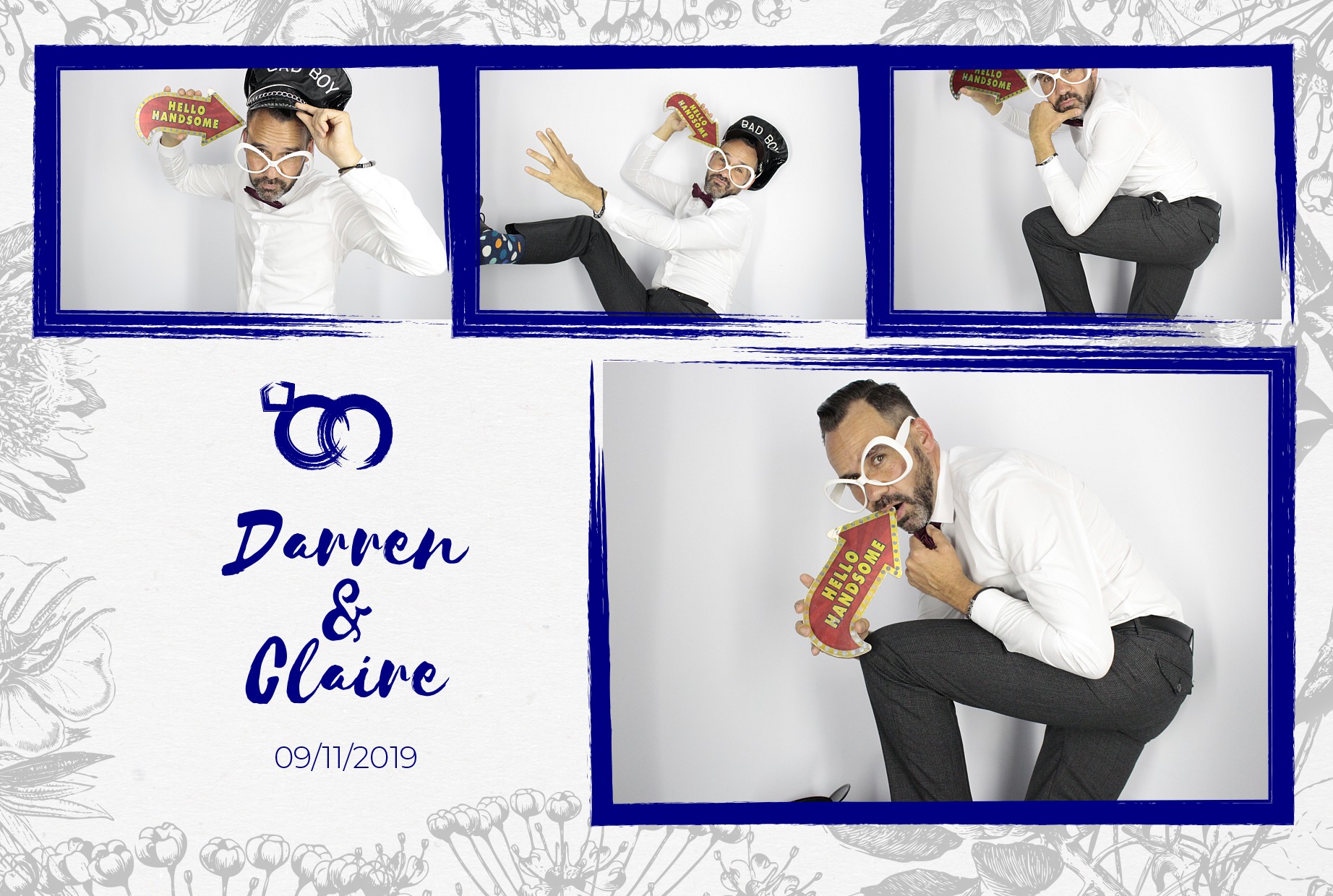 Darren and Claire’s Wedding  | View more photos from the event at gallery.myphotoboothexperience.co.uk/u/MyPhotoBoothExperienceLtd/Darren-and-Claire’s-Wedding